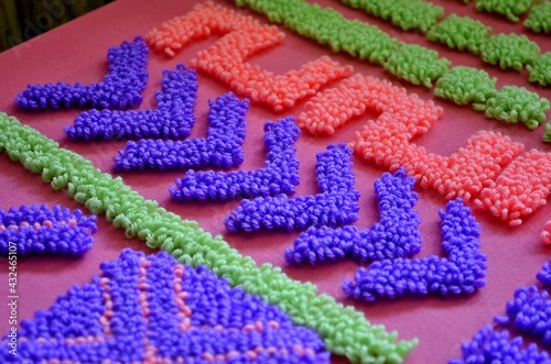 texture, pattern, fabric, colorful, textile abstract, yarn, craft, knitting, carpet, color,  hobby, handmade