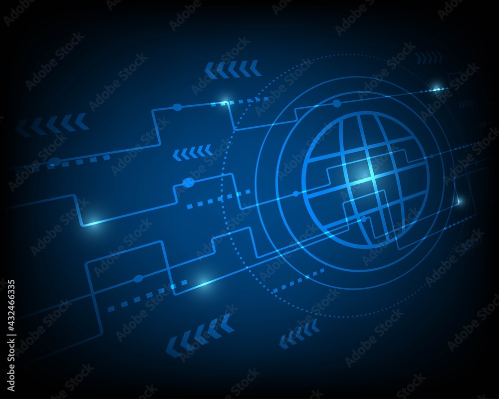 internet technology background Abstract background