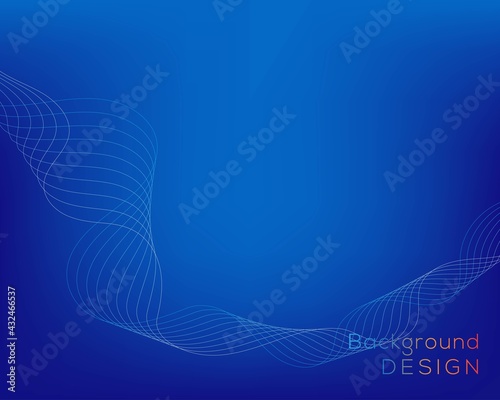abstract blue wave background