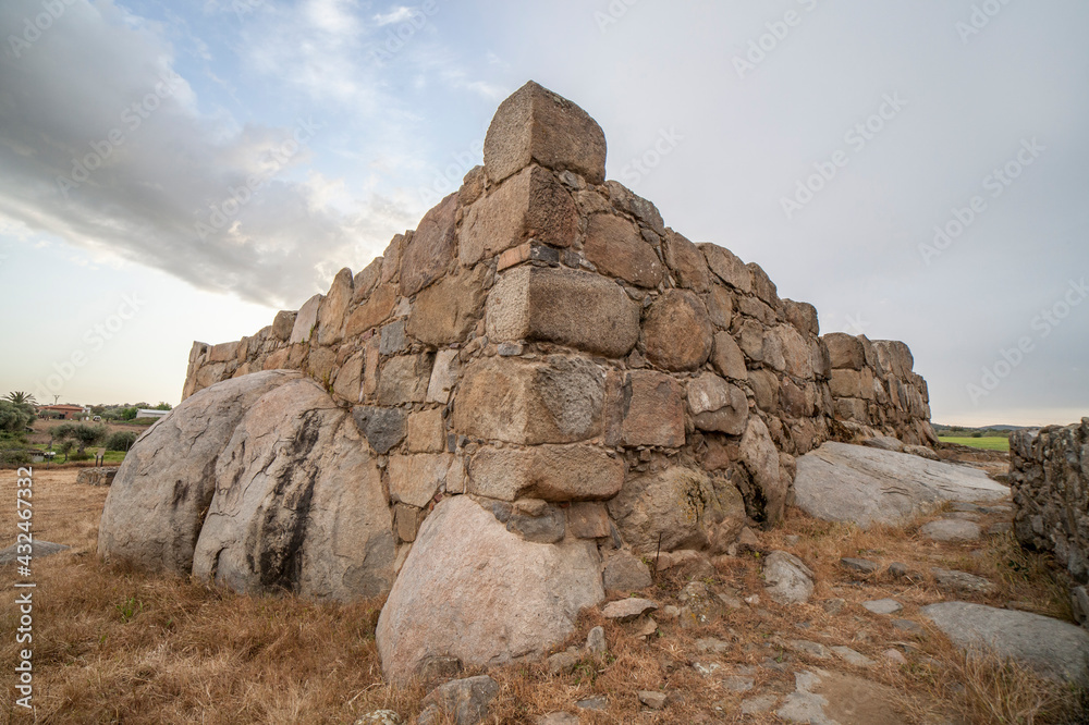 Hijovejo archaeological site. Quintana de la Serena, Extremadura, Spain