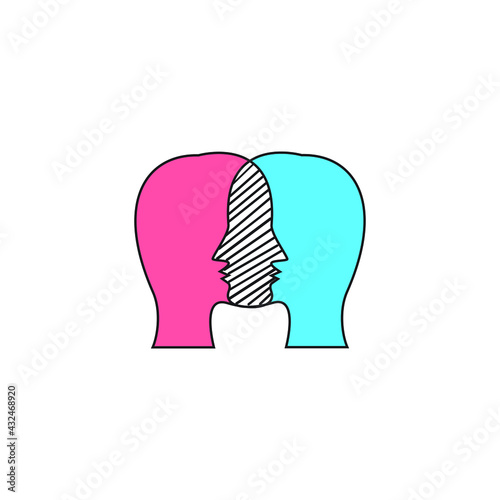 the feeling of sensibility icon vector