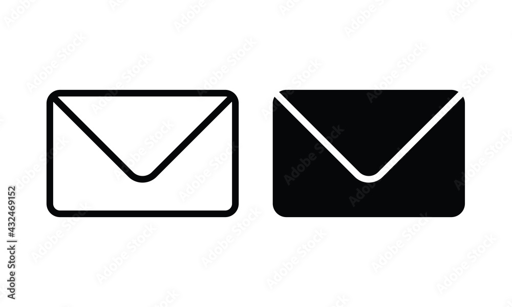 Mail line icon. Envelope sign vector Mail line icon. Envelope sign vector