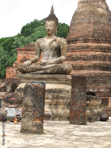 An archaeological site in the middle of the park photo