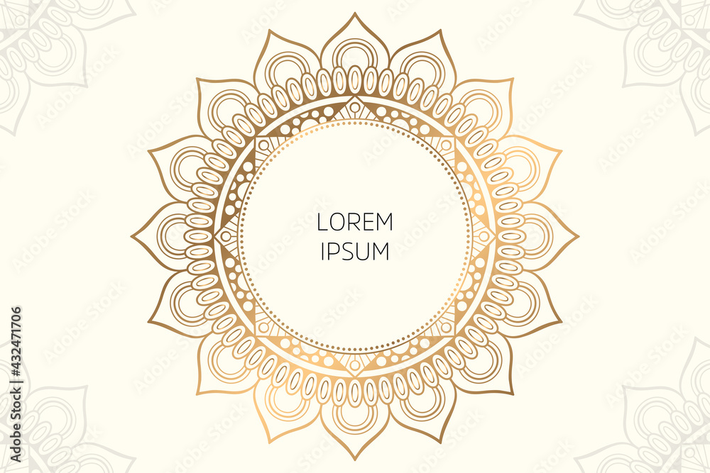 Dreamy wallpaper with mandala pattern Dreamy wallpaper with mandala pattern