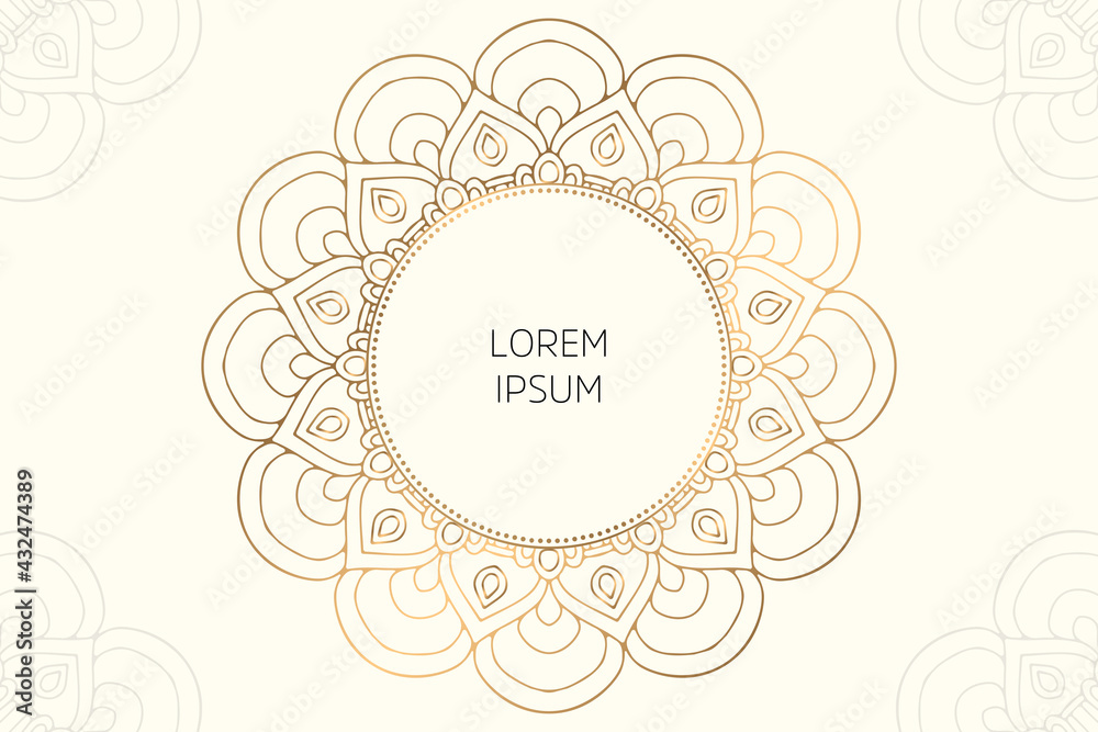 Dreamy wallpaper with mandala pattern Dreamy wallpaper with mandala pattern