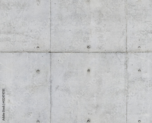 Gray concrete wall, seamless background texture