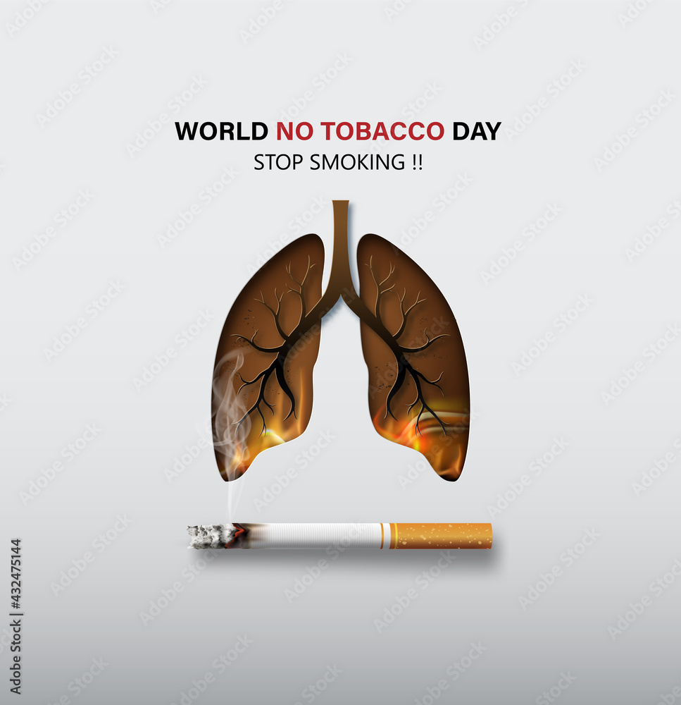 No smoking and World No Tobacco Day Stock Vector Adobe Stock