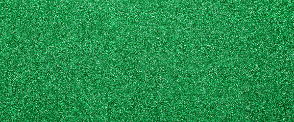 green glitter glitter, place for text. Can be used as a background. Banner
