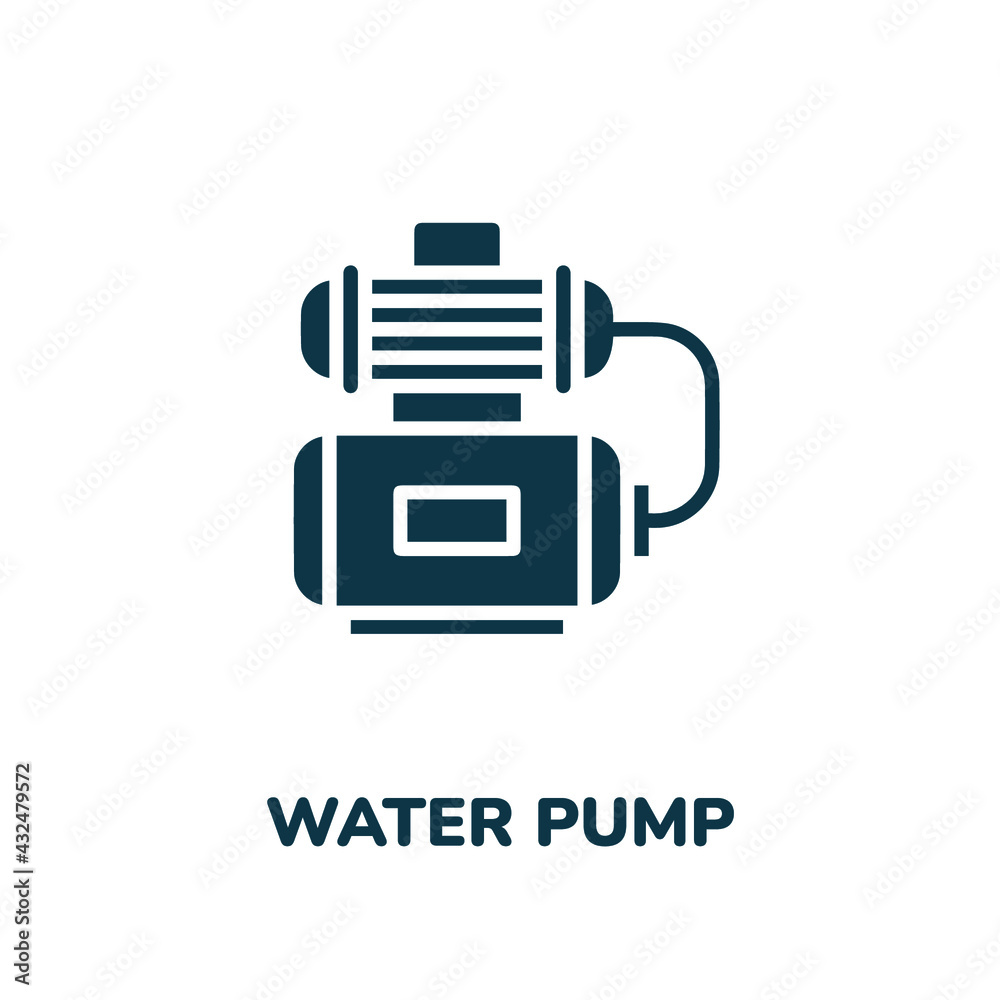 water pump icon vector sign symbol. Simple element illustration. water pumper icon concept symbol design. Can be used for web and mobile. water pump icon vector sign symbol. Simple element illustration. water pumper icon concept symbol design. Can be used for web and mobile.