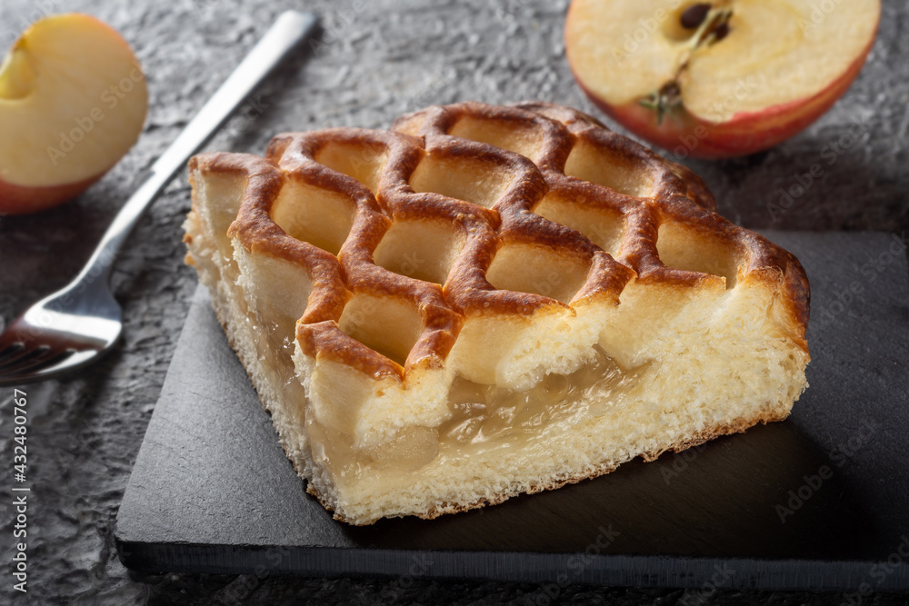 A piece of apple pie. Sweet pie. Apple pie A piece of apple pie. Sweet pie. Apple pie
