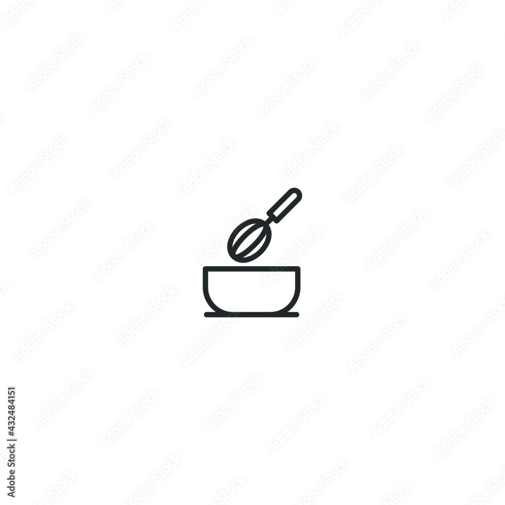 Mixing outline icon Mixing outline icon