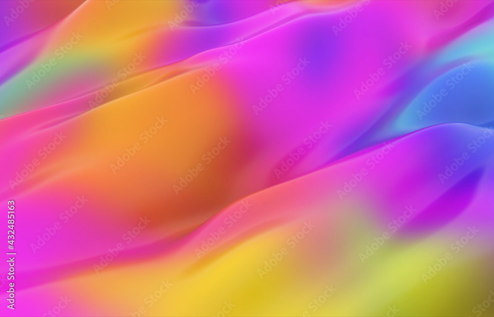 Obraz premium Abstract colored background imitating liquid paint. 3d rendering