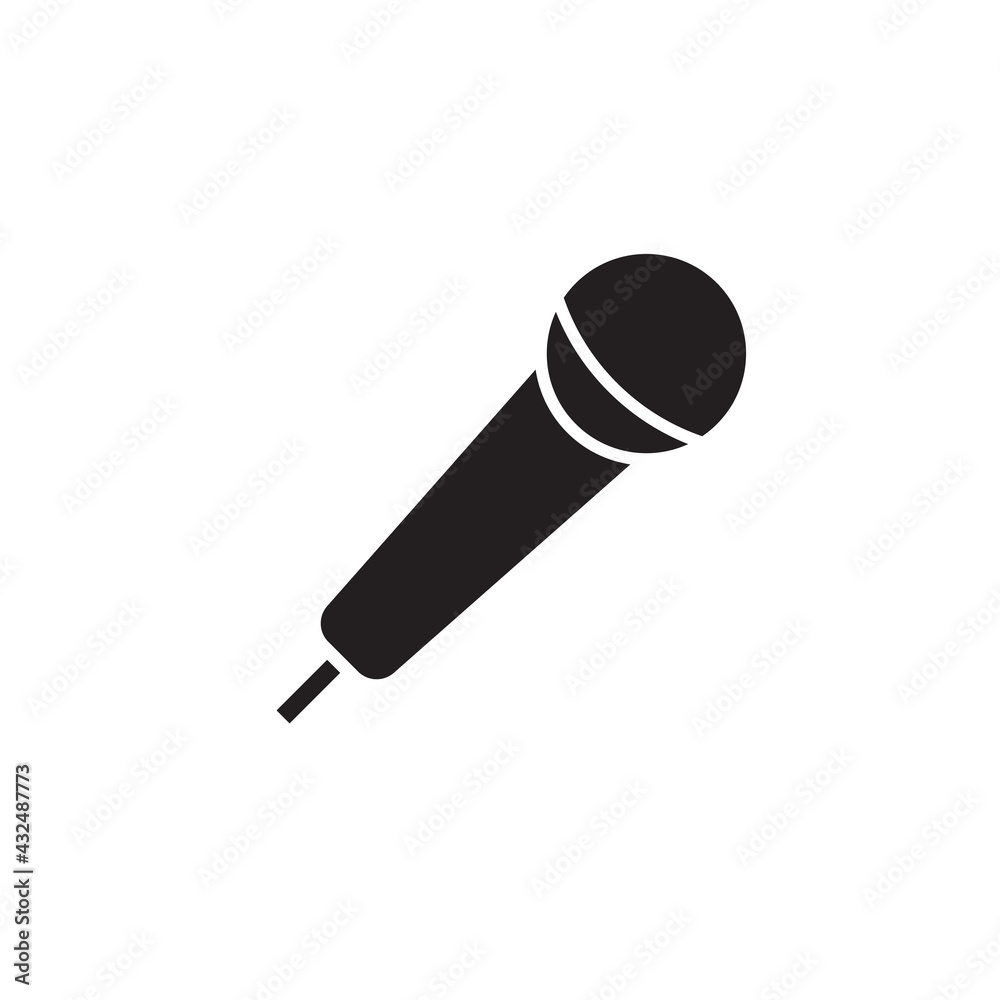 Microphone vector icon Microphone vector icon