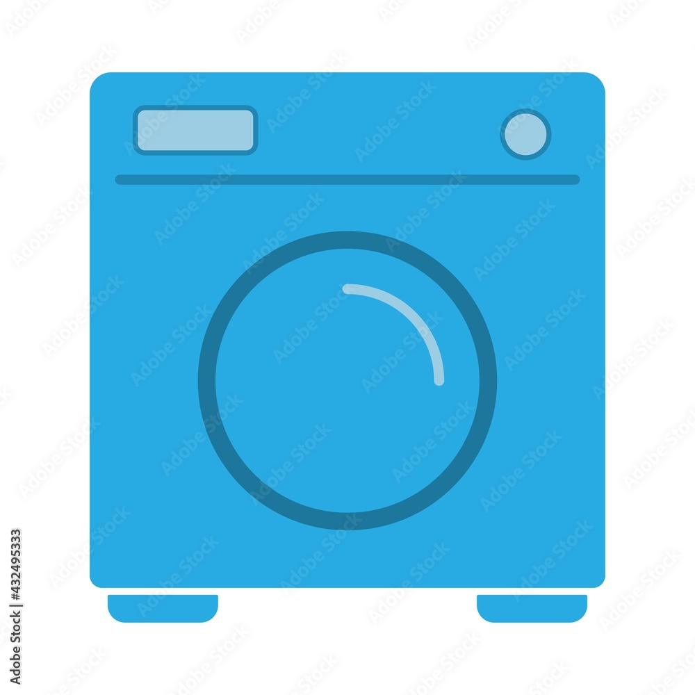 Washing machine icon isolated on white background. Hand drawn element, vector illustration. Washing machine icon isolated on white background. Hand drawn element, vector illustration.