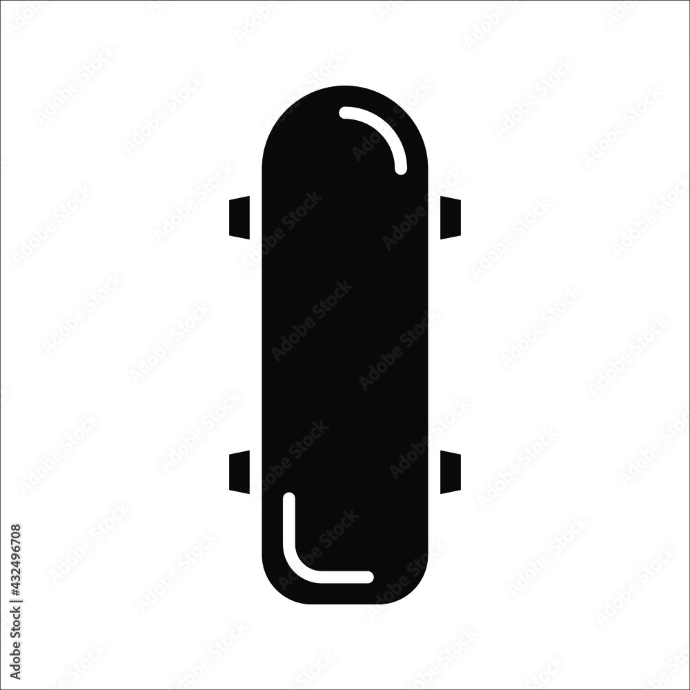skateboard icon. Extreme Sport sign. vector illustration on white background. color editable eps 10 skateboard icon. Extreme Sport sign. vector illustration on white background. color editable eps 10