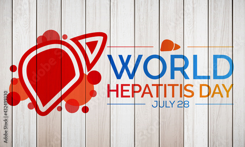 World Hepatitis day is observed every year on July 28, When the liver is inflamed or damaged, its function can be affected and certain medical conditions can cause hepatitis. Vector illustration.