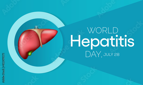 World Hepatitis day is observed every year on July 28, When the liver is inflamed or damaged, its function can be affected and certain medical conditions can cause hepatitis. Vector illustration.