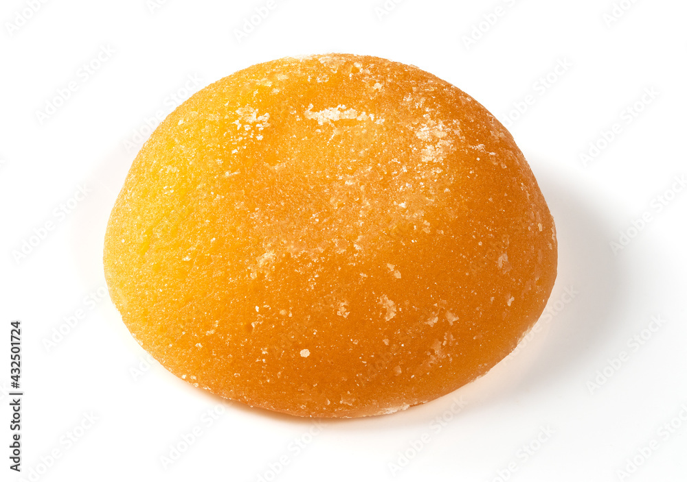 whole piece of palm sugar on white whole piece of palm sugar on white