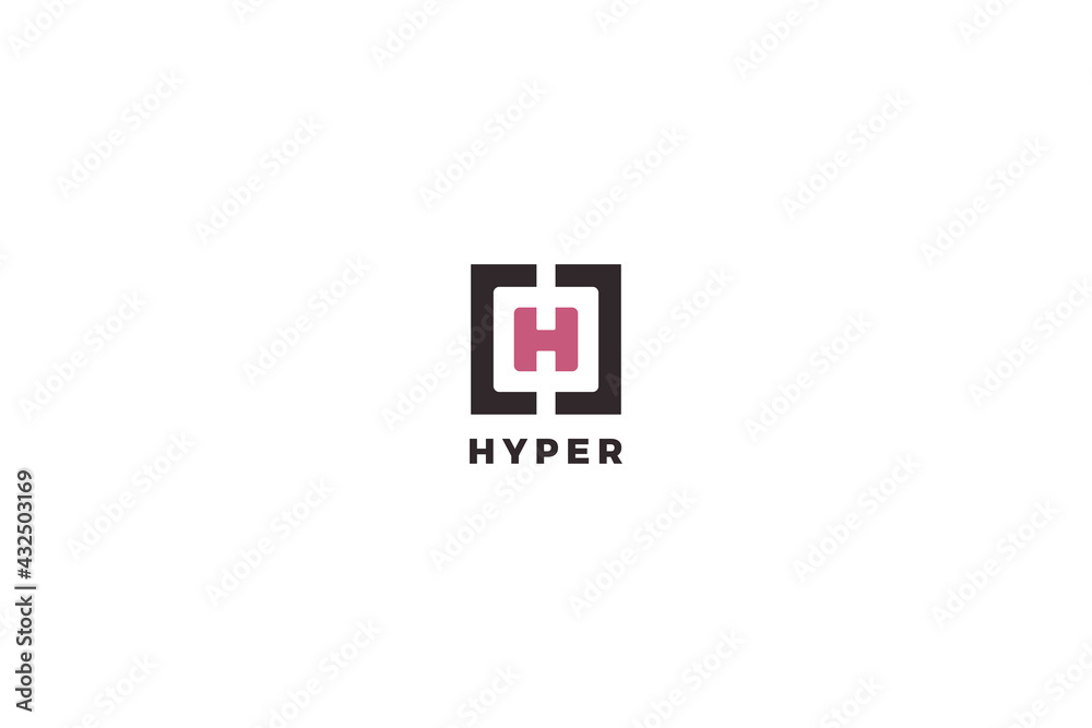 Letter H business logo design