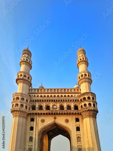 Obraz na płótnie Hyderabad, India - may 09, 2021: Charminar the iconing building, Is listed among the great love structures in India, Built in 1591, Hyderabad