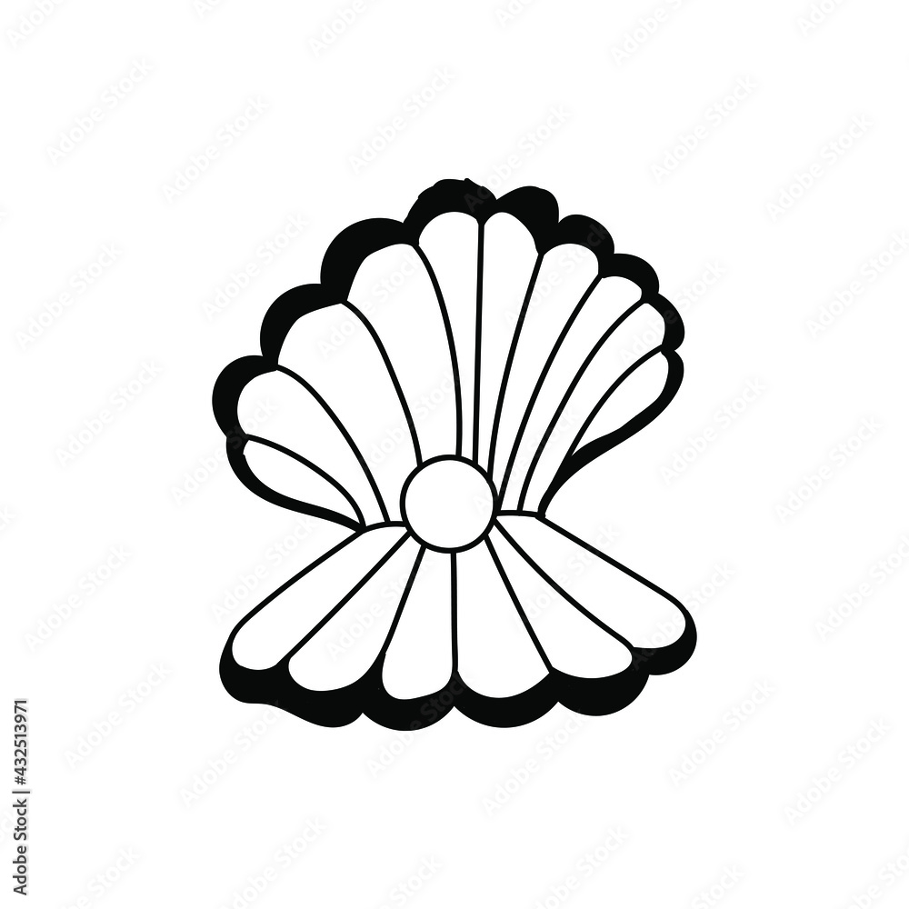 Shell. Sea and ocean life. Vector. Isolated on white background. Beautiful seashell icon. Vector graphics.
Shell. Sea and ocean life. Vector. Isolated on white background. Beautiful seashell icon. Vector graphics.
