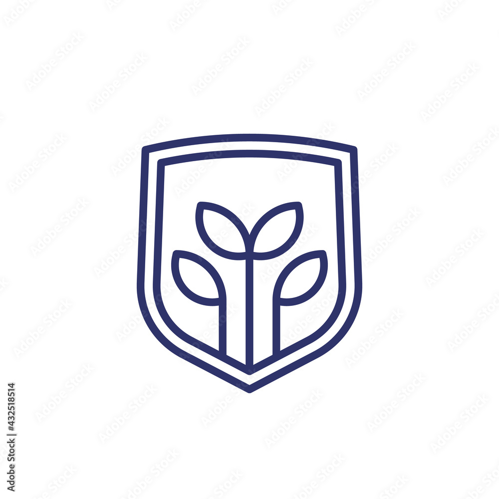 crop protection, agriculture line icon crop protection, agriculture line icon