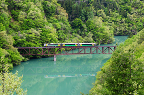 只見線・第3橋梁（福島県・三島町） photo