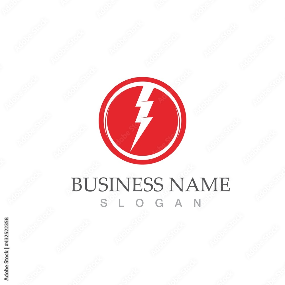 flash thunderbolt logo template flash thunderbolt logo template
