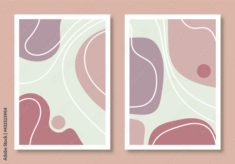Abstract posters art set with boho style vector illustrations. Perfect for greeting card, poster, banner, flyer, social media post, feed, story, fleet. Abstract posters art set with boho style vector illustrations. Perfect for greeting card, poster, banner, flyer, social media post, feed, story, fleet.
