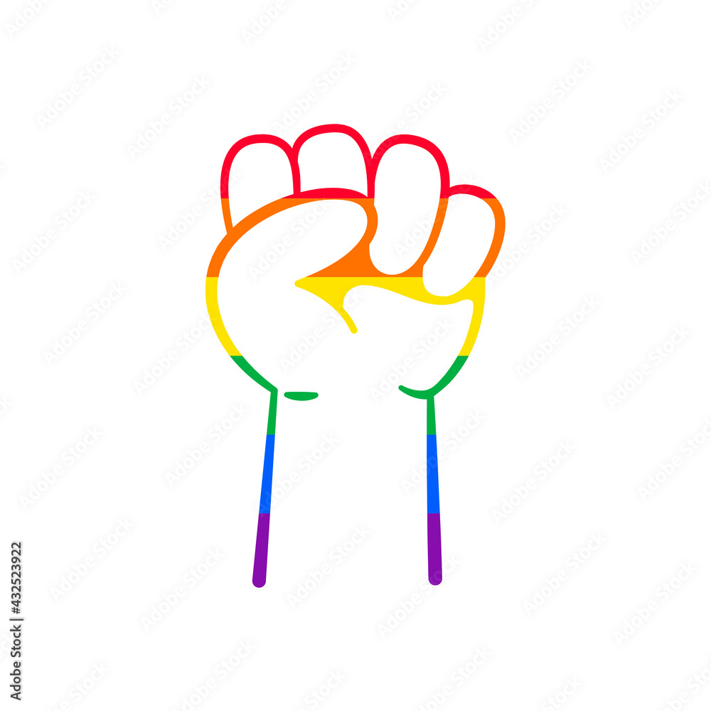 Rainbow Hearts. LGBTQ symbol for celebrating Independence Day. Isolated on white background. Rainbow Hearts. LGBTQ symbol for celebrating Independence Day. Isolated on white background.
