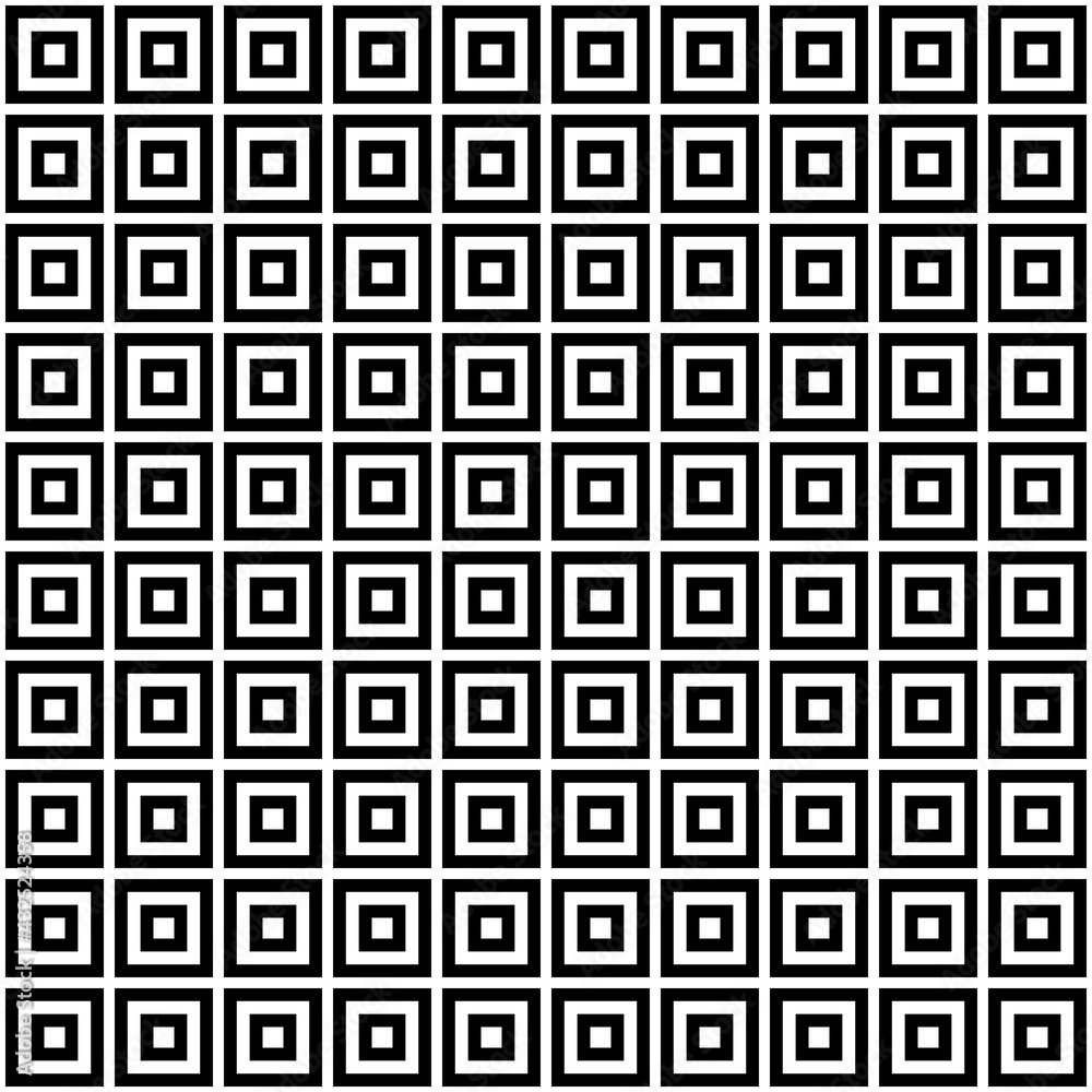 Squares ornament. Vector black squares. Squares ornament. Vector black squares.