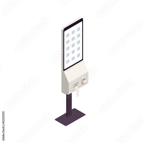 Isometric Self Service Kiosk
