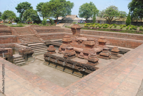The magnificent ancient building of the Majapahit kingdom, namely the Tikus Temple in Trowulan - Mojokerto - East Java. photo