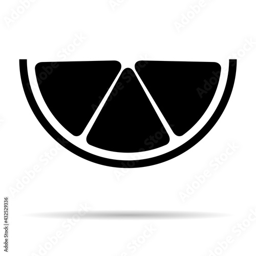 Citrus fresh icon, food fruit juice organic symbol, healty nature design vector illustration