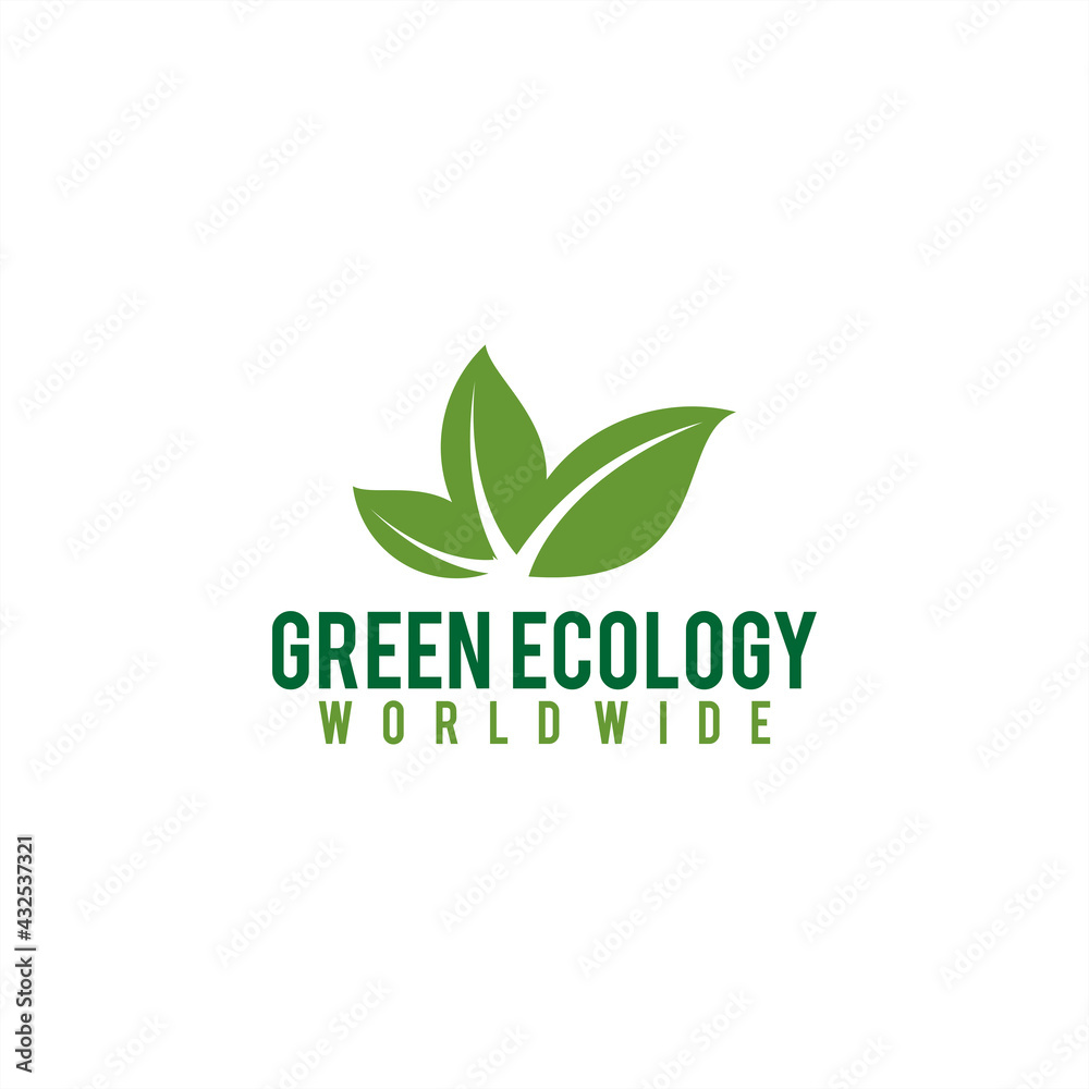 Natural Green leaf ecology nature element vector Natural Green leaf ecology nature element vector
