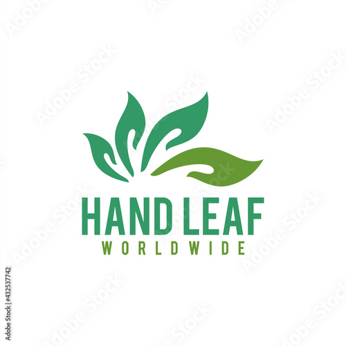 Natural Green leaf ecology nature element vector,Green ecology logo vector icon illustration