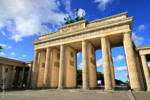 The Brandenburg Gate in Berlin. Germany, Europe.