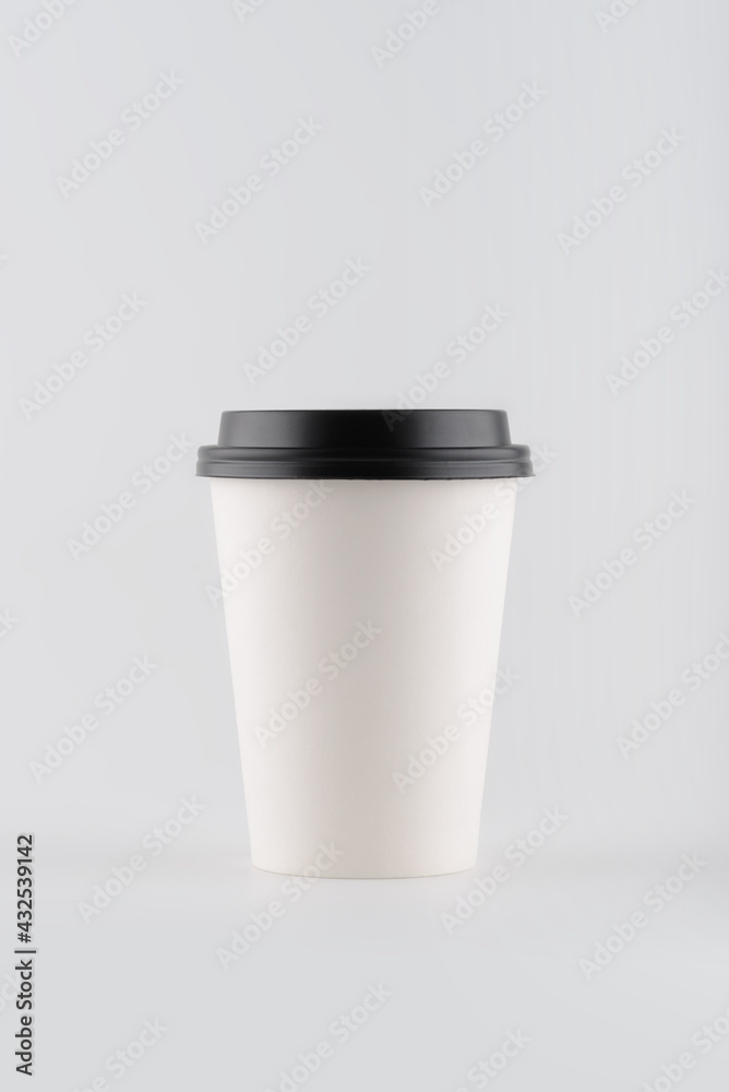 Take away coffee cup on a white background. Take away coffee cup on a white background.