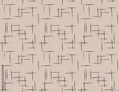 Seamless plaid pattern, fabric texture