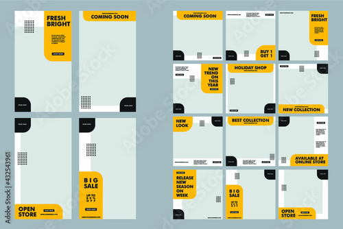 Social Media Template Posts for your business, Instagram template