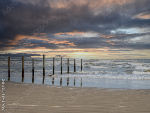 Sunset on the beach