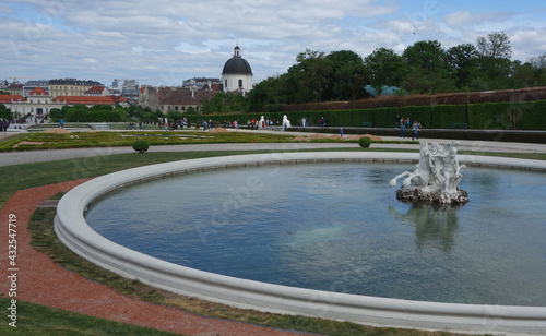 Belvedere Palace Park. Vein. Austria.