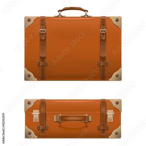 Vector Retro Baggage Icons
