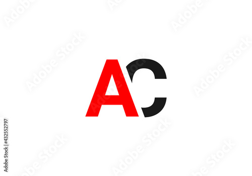 Free Download this creative and unique latter AC logo design - GFXLoad