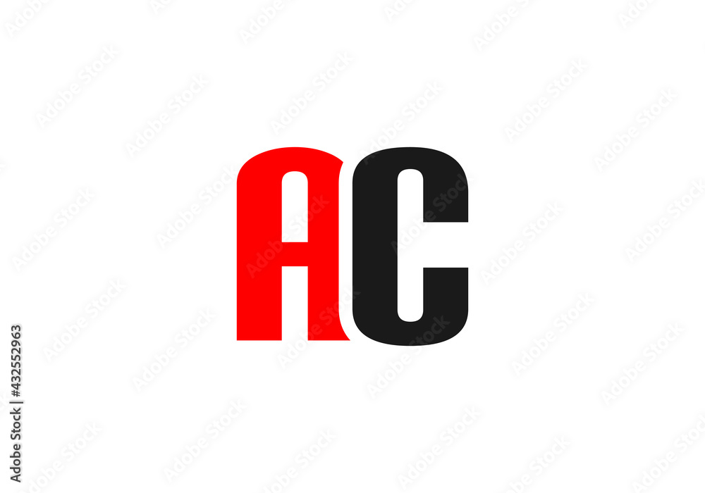this creative and unique latter AC logo design this creative and unique latter AC logo design