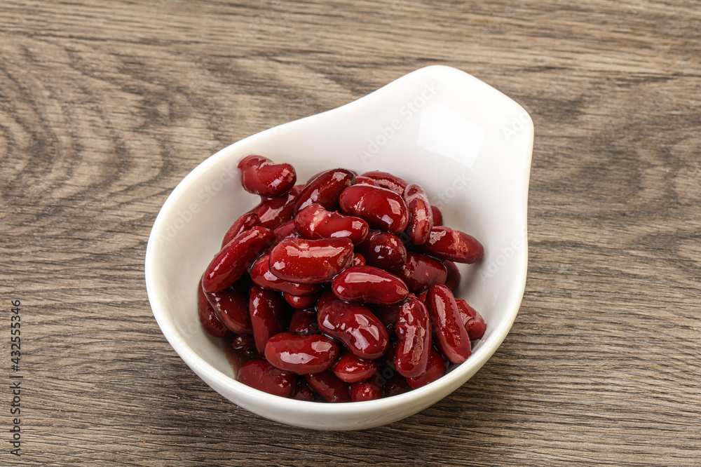 Canned red Kidney in the bowl Canned red Kidney in the bowl