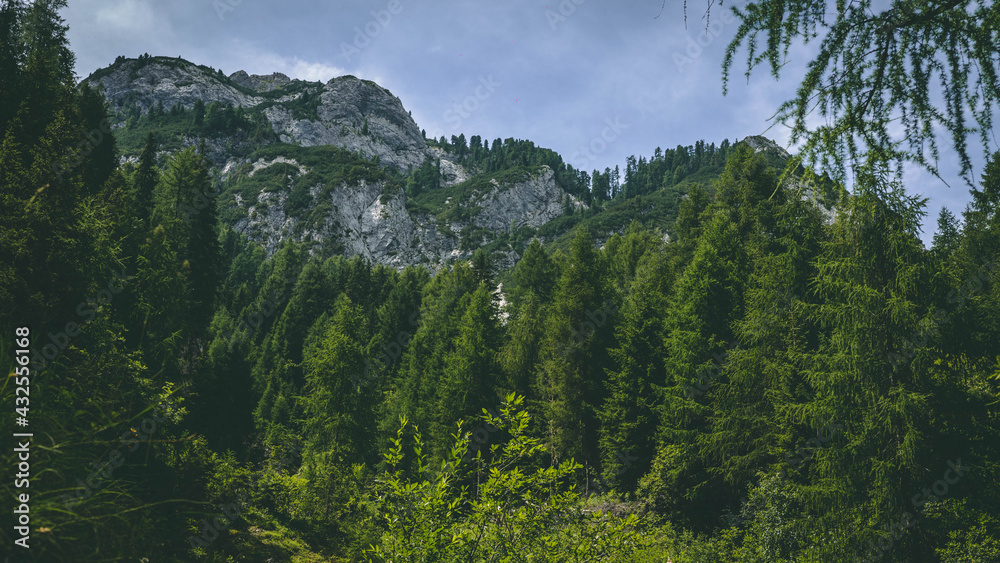 The amazing view of the Dolomiti mountains from Longkofel - next to Dobiacco lake