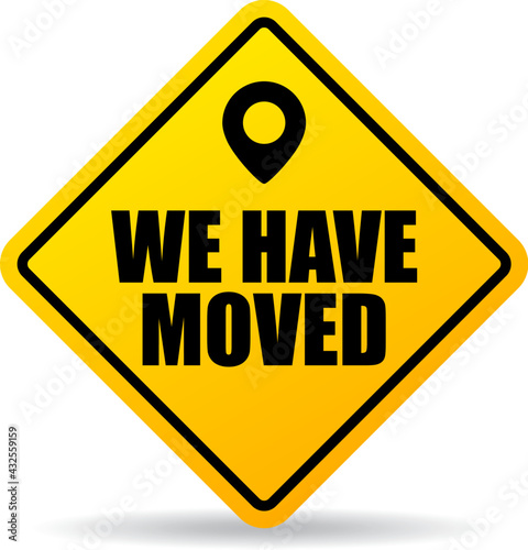We have moved vector sign