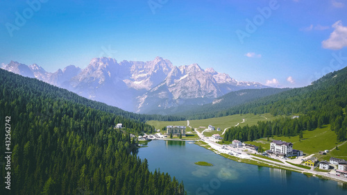 Beautiful galcial lake - Misurina