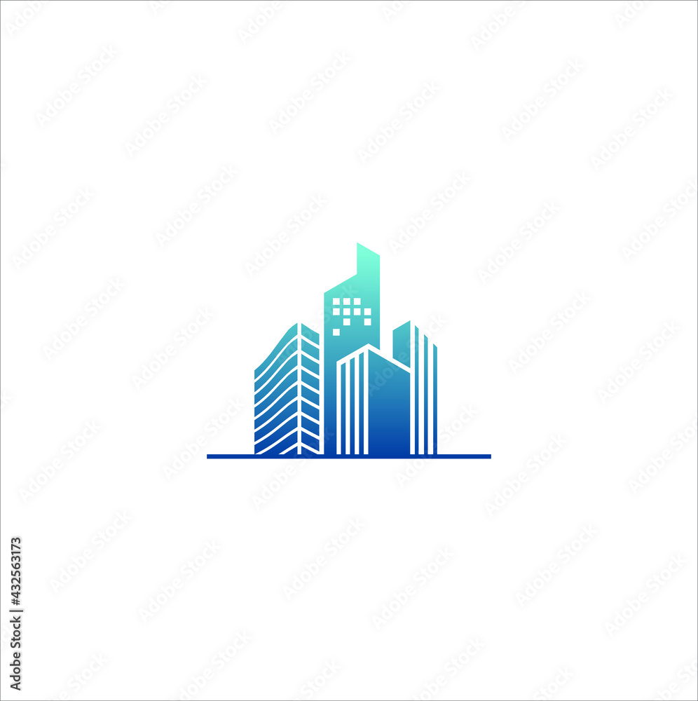 Real Estate And Building Creative Logo Design Vector for Company